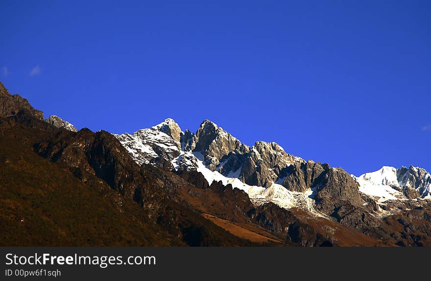 Snow mountain