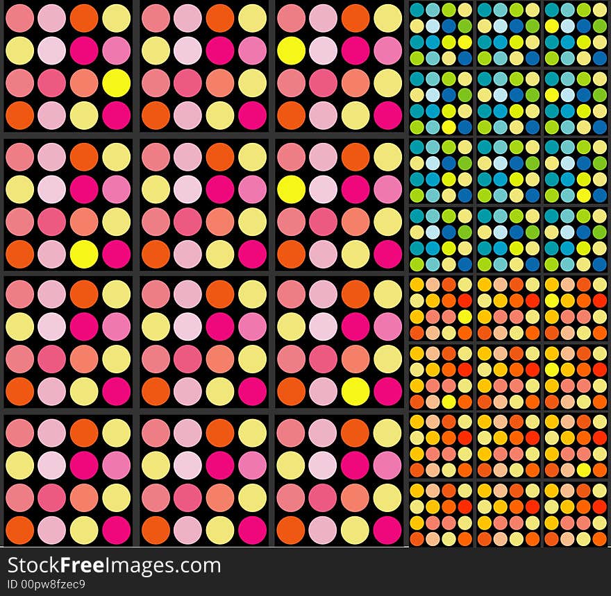 Retro Dots Background