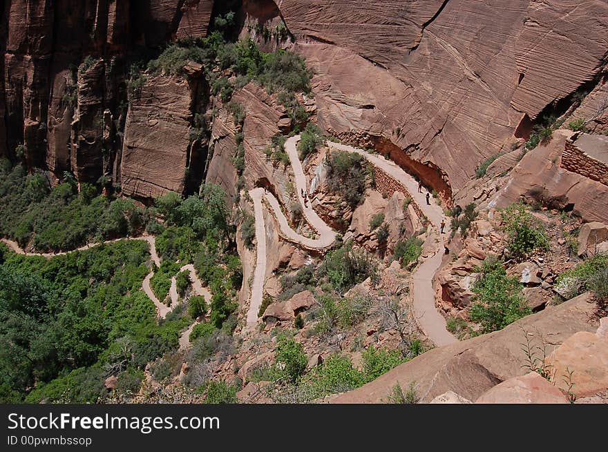 Bends in Zion National Park, USA