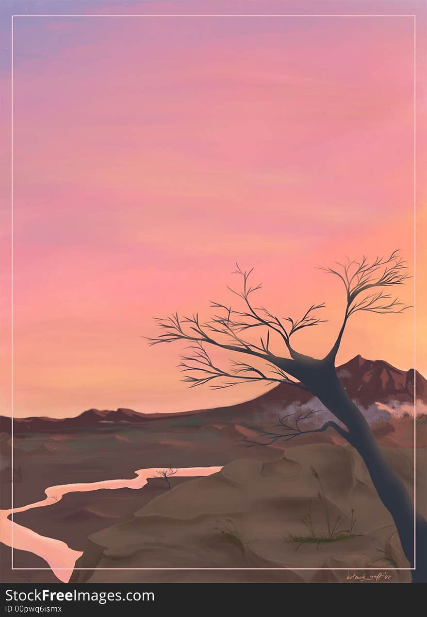 Pink sunset