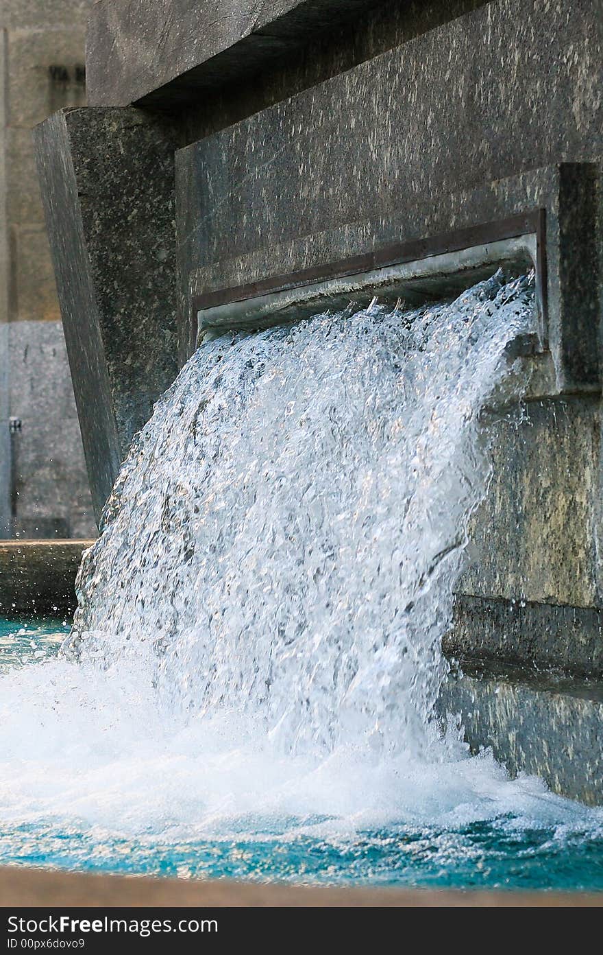 The Dora fountain in turin, italy