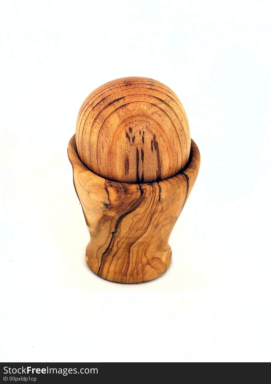 Vase wooden