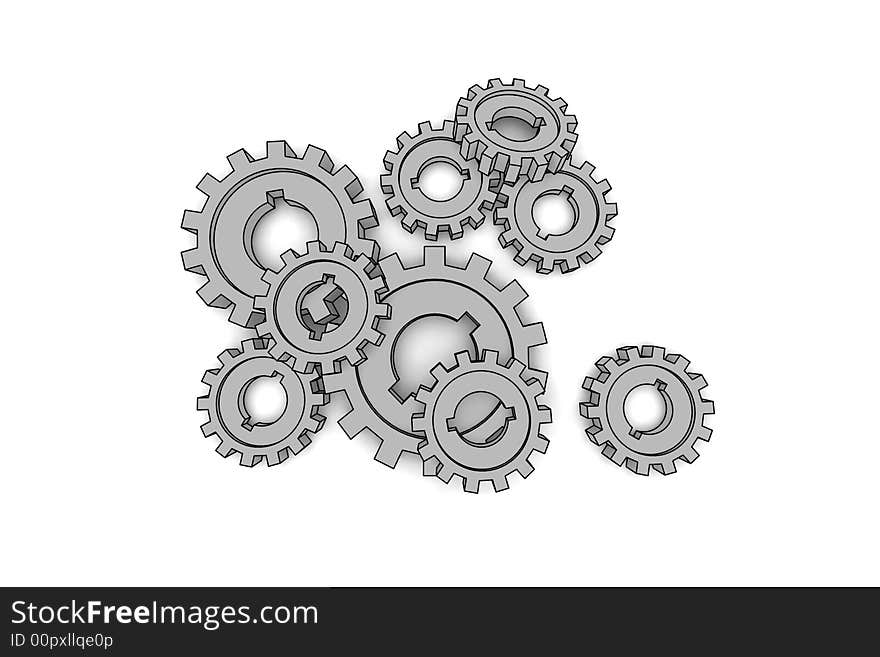 Isolated cogwheels