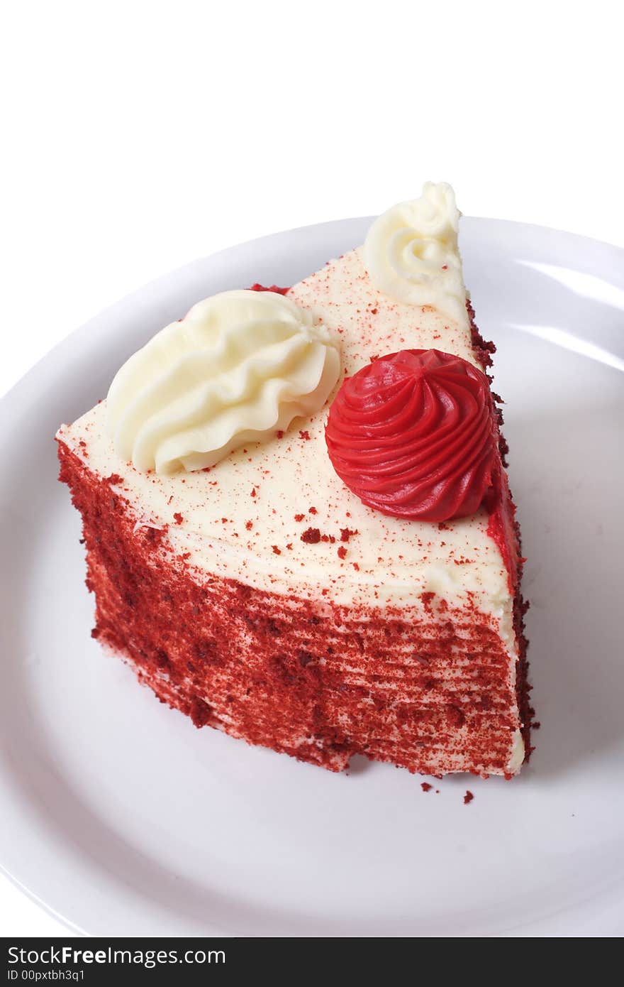 Slice Of Red Velvet Cake