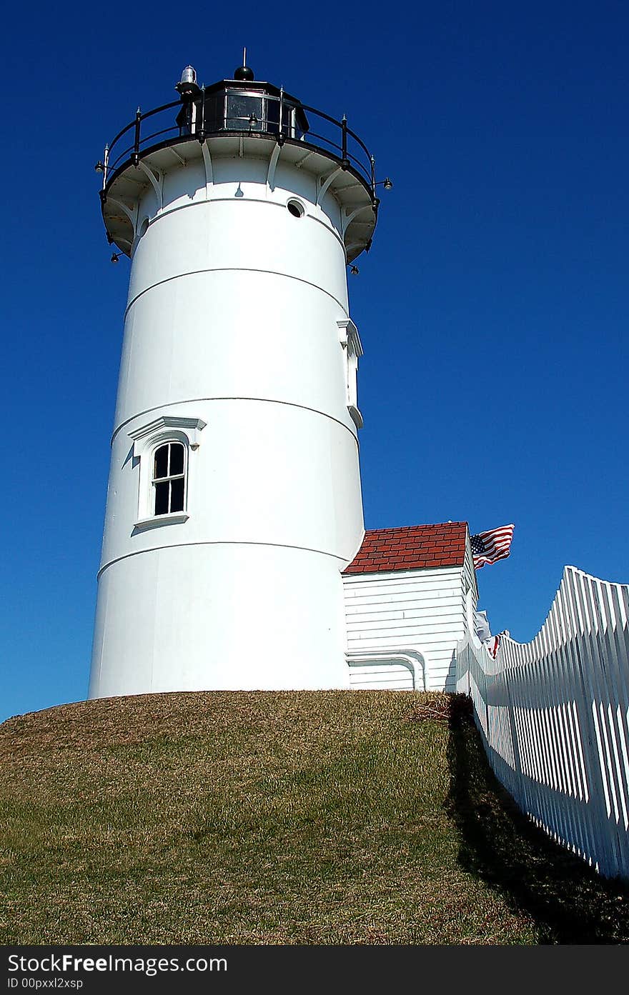 Nobska Lighthouse On Cape Cod