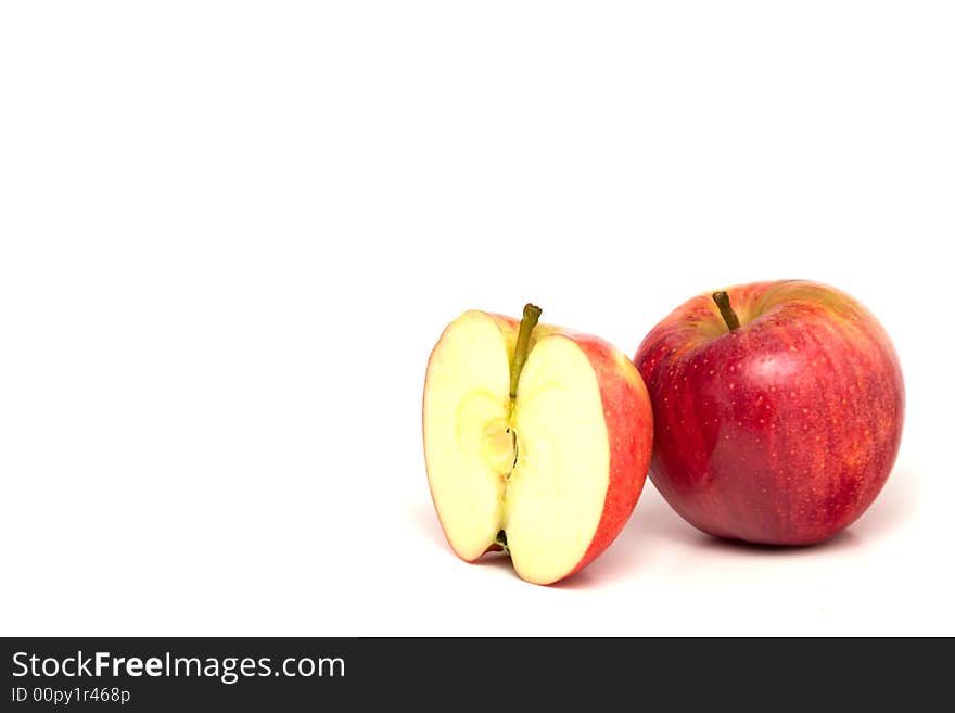 Red Apples Isolated On White