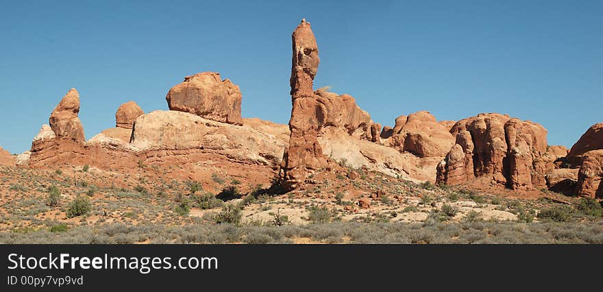 Landscape at Aches National Park. Landscape at Aches National Park