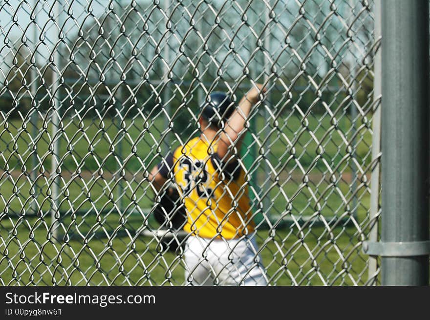 Baseball player throwing the ball. Baseball player throwing the ball
