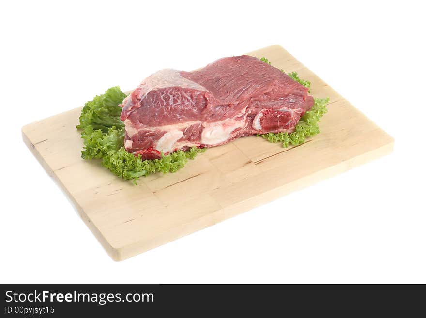 Fresh Beef On A Board