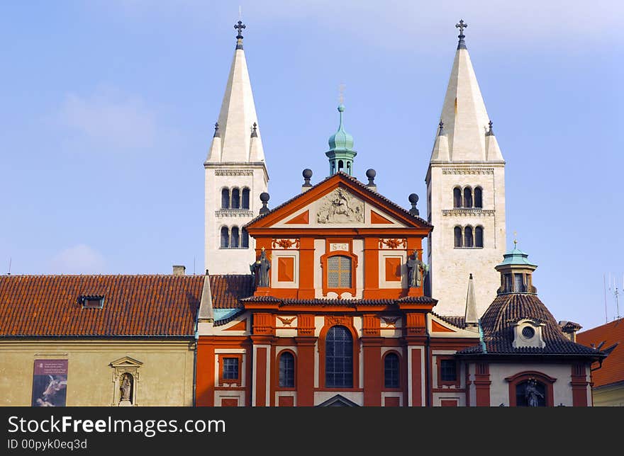 Czech Republic, Prague: facades of the ancient city