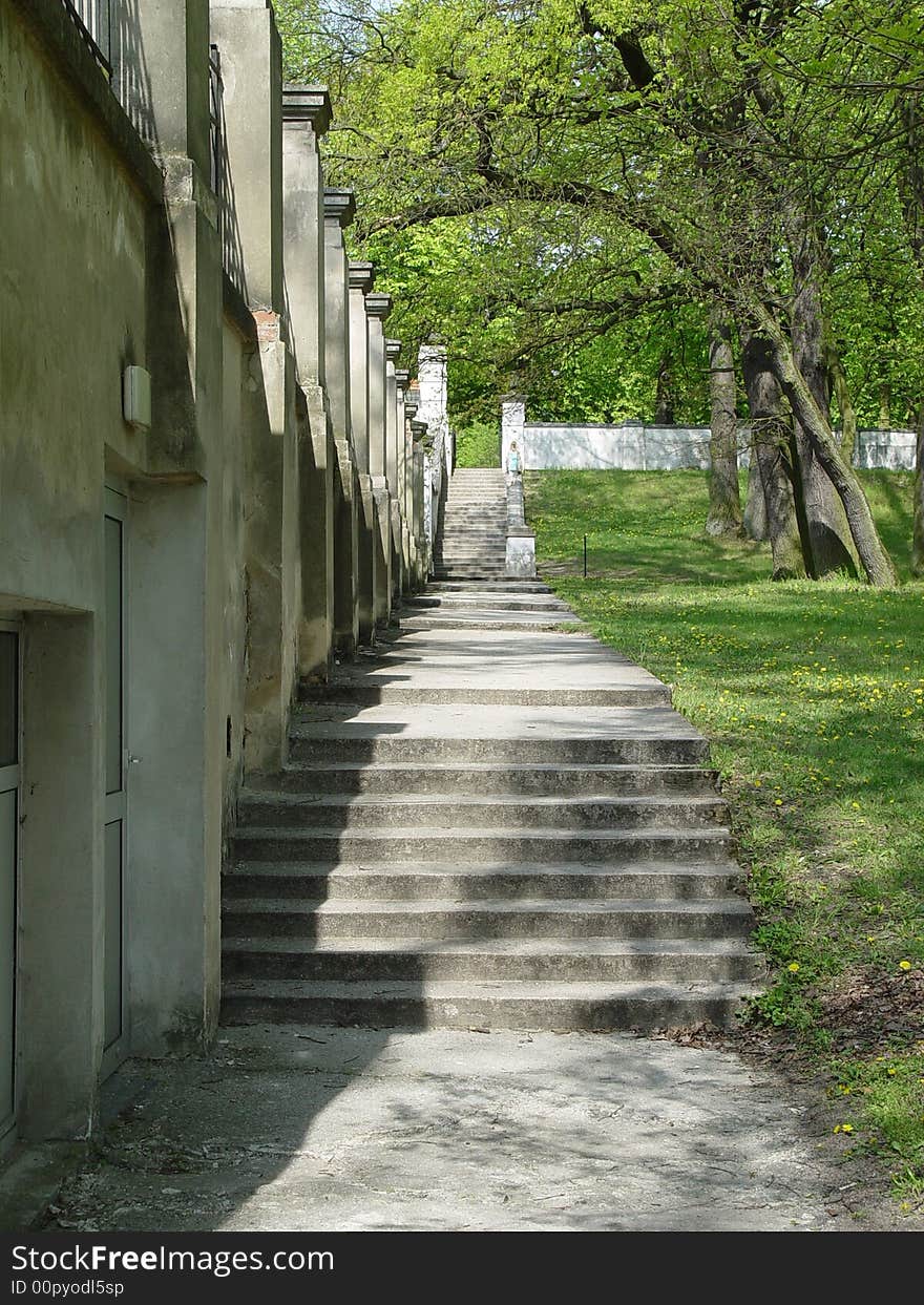 Ancient path to palace