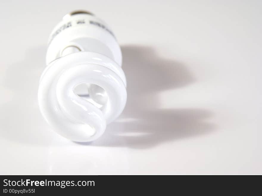 Energy efficient lightbulb with interesting shadow