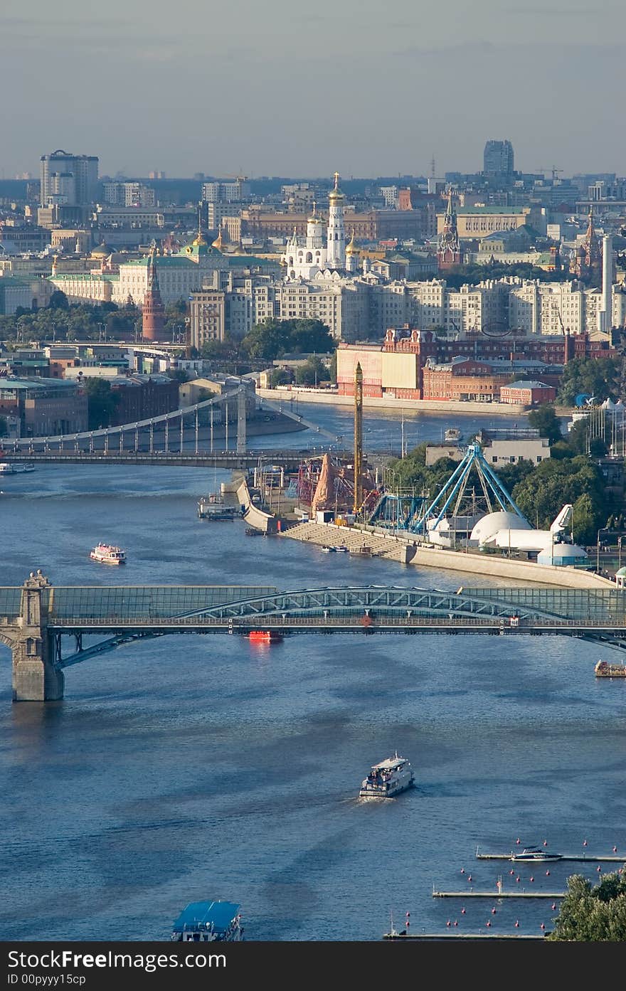 Above the evening river