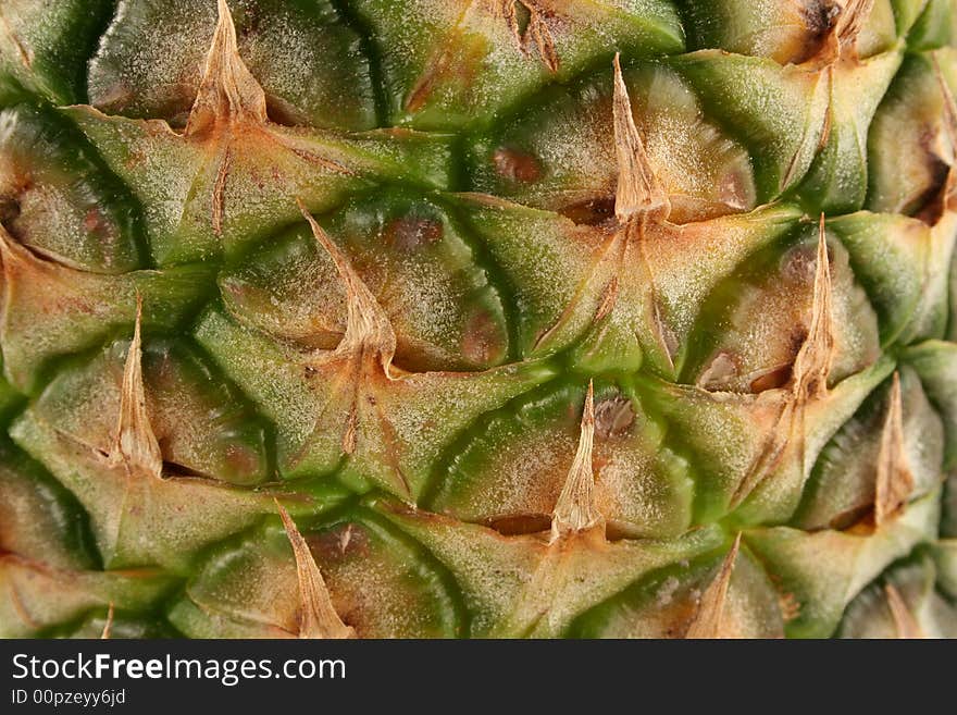 A pineapple skin macro background