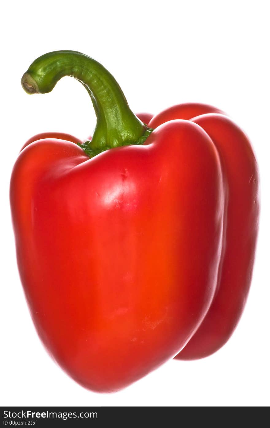 Isolated Fresh Red Pepper