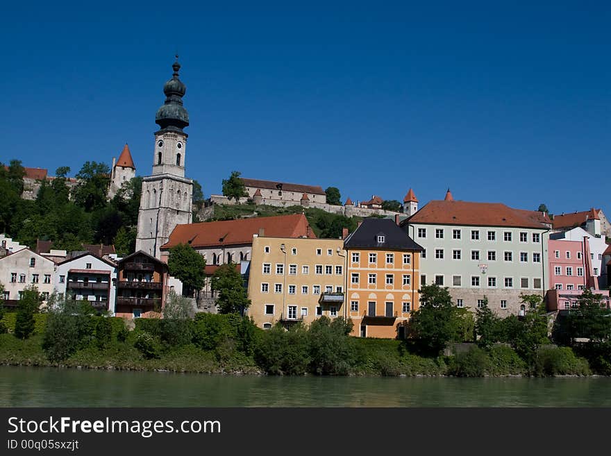 The old city of Burghausen