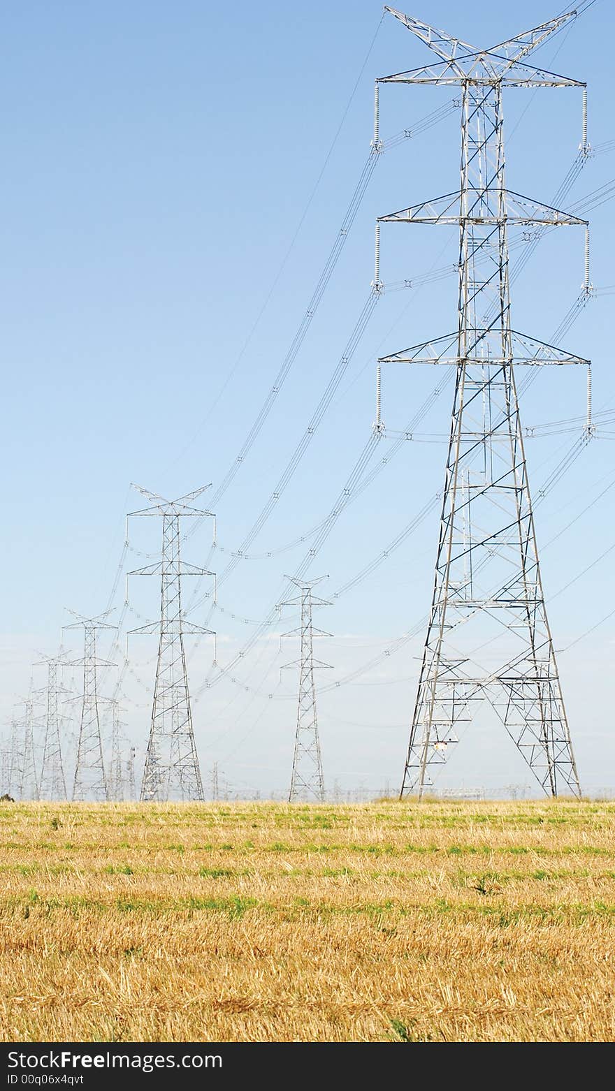 Transformer standing tall in countryside. Transformer standing tall in countryside