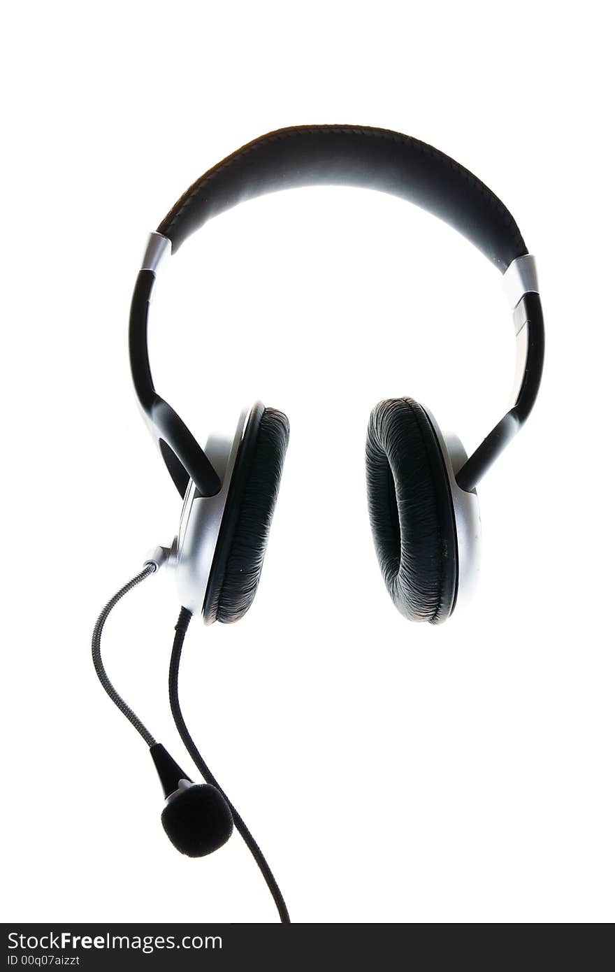 Headphones with a microphone