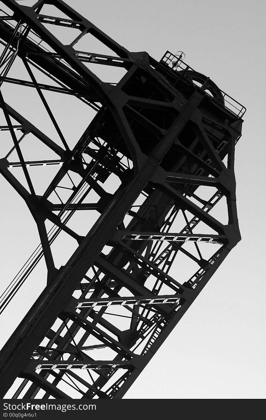 Close up of a iron bridge