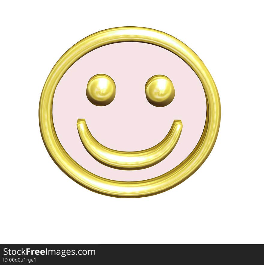 Golden Yellow Smiley