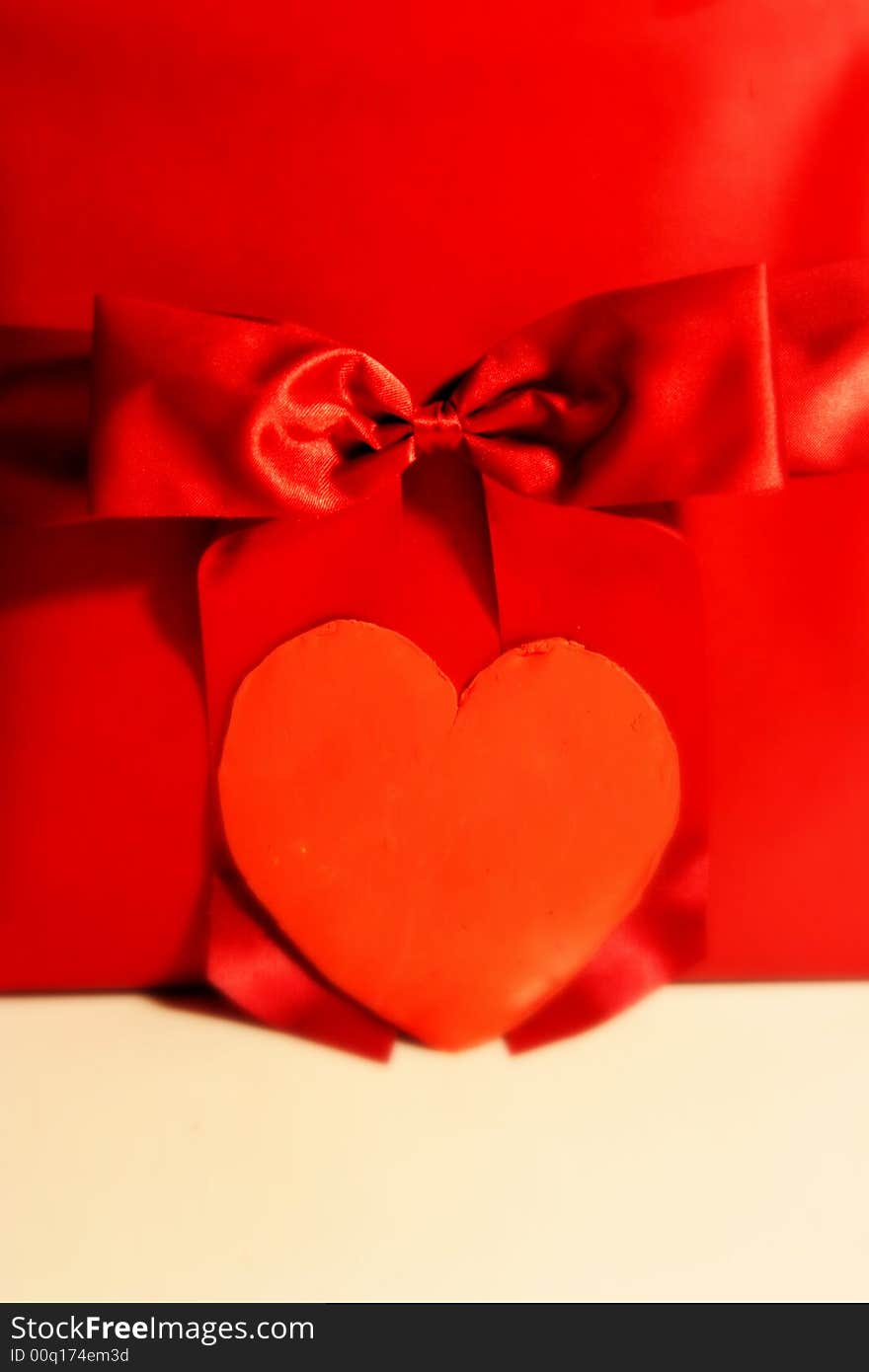 Red Gift With Heart