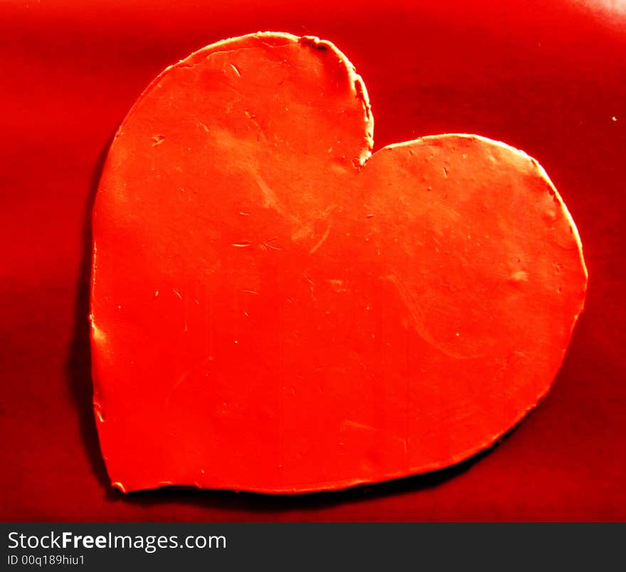 Red love heart