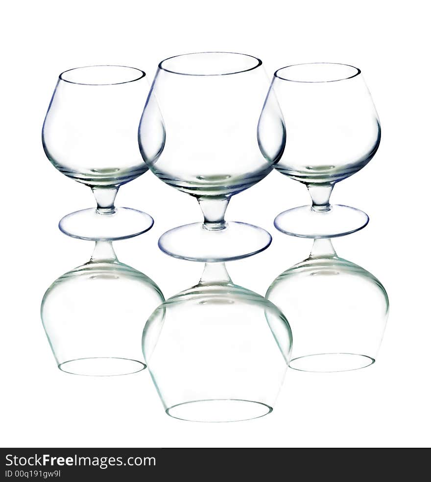 Empty Wine Glasses