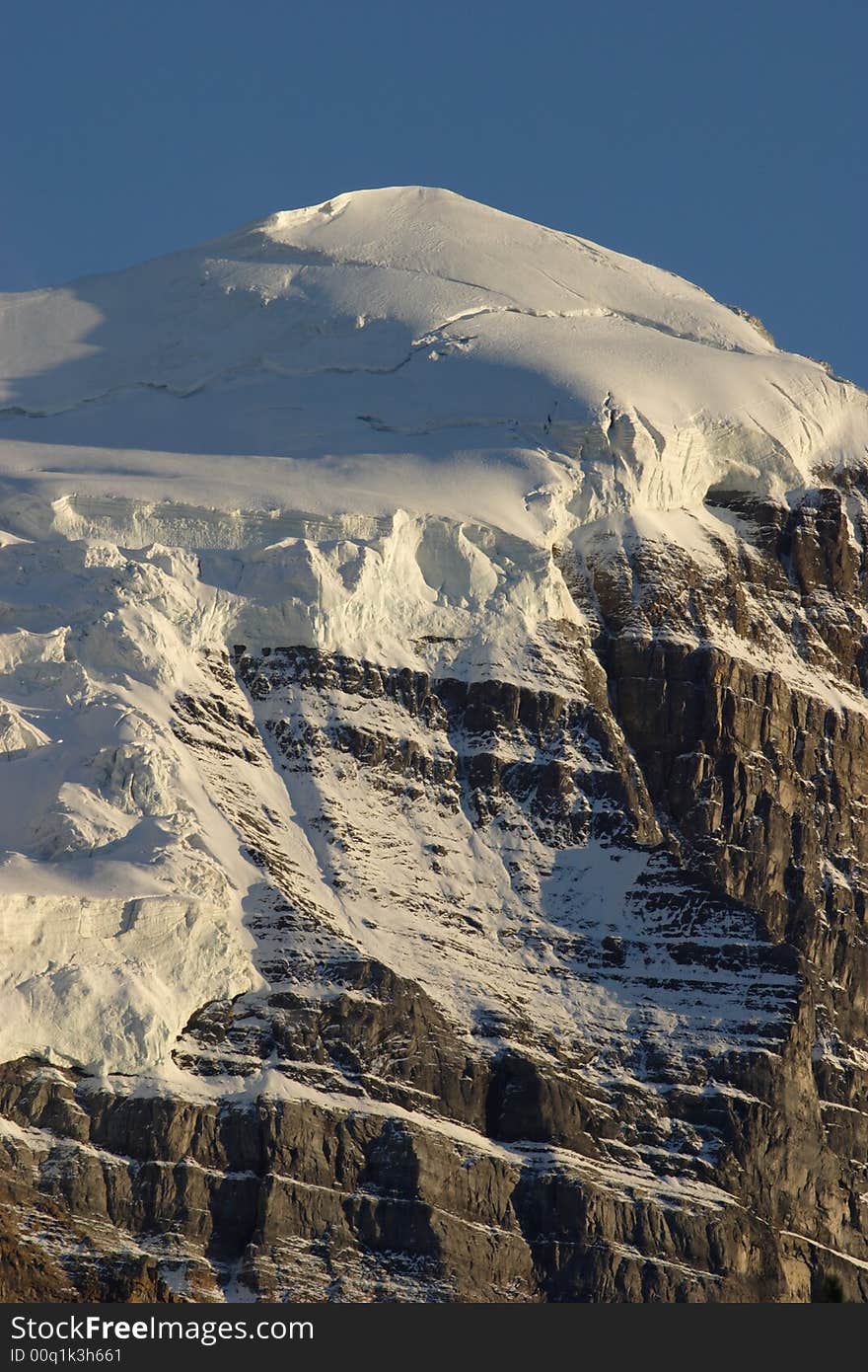 Mount Temple at sunset - Banff National Park