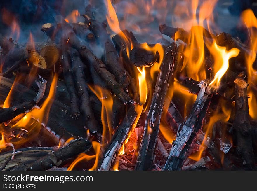 Burning Embers Fireplace