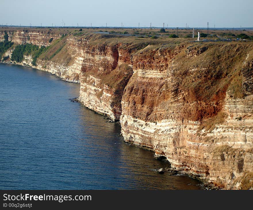 Cape Kaliakra at black sea