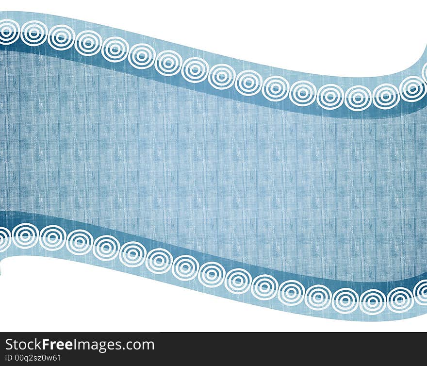 Light Blue Folksy Swoosh Background