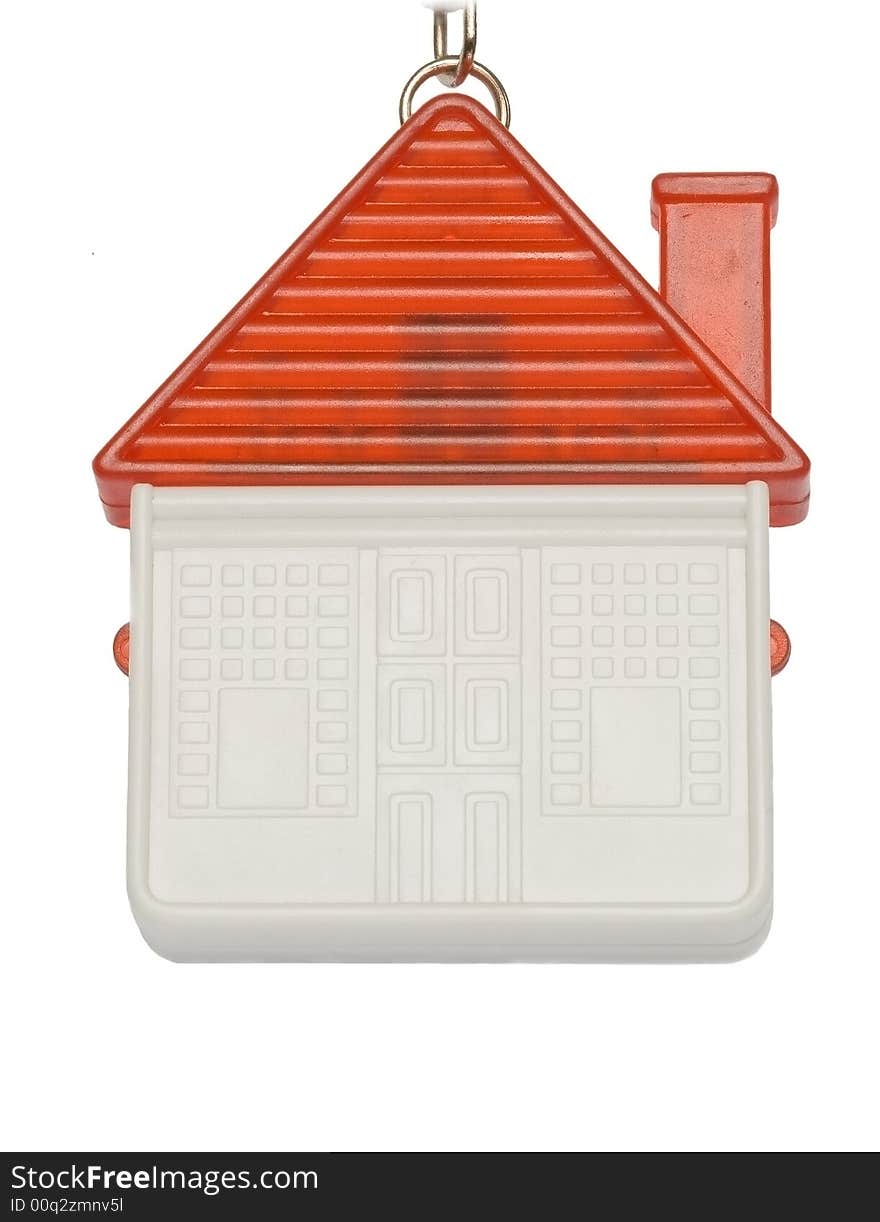 House figure on white background. House figure on white background