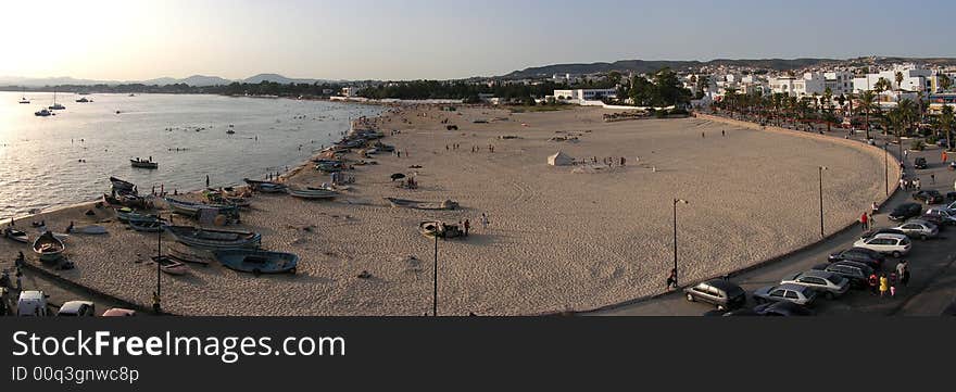 Beach in Tunisia