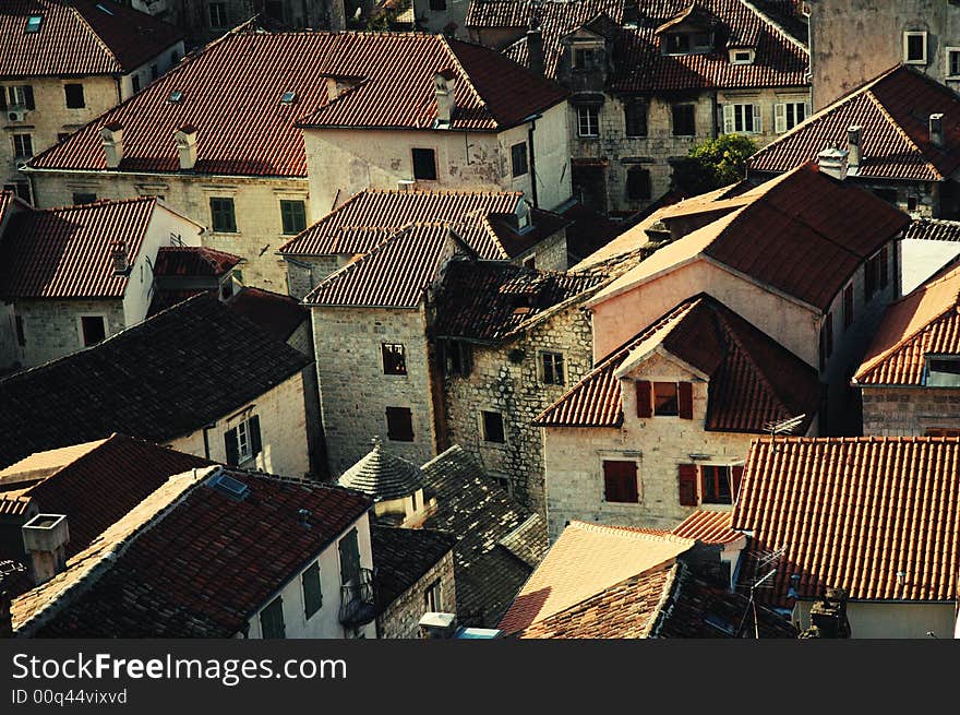 View of Old Kotor