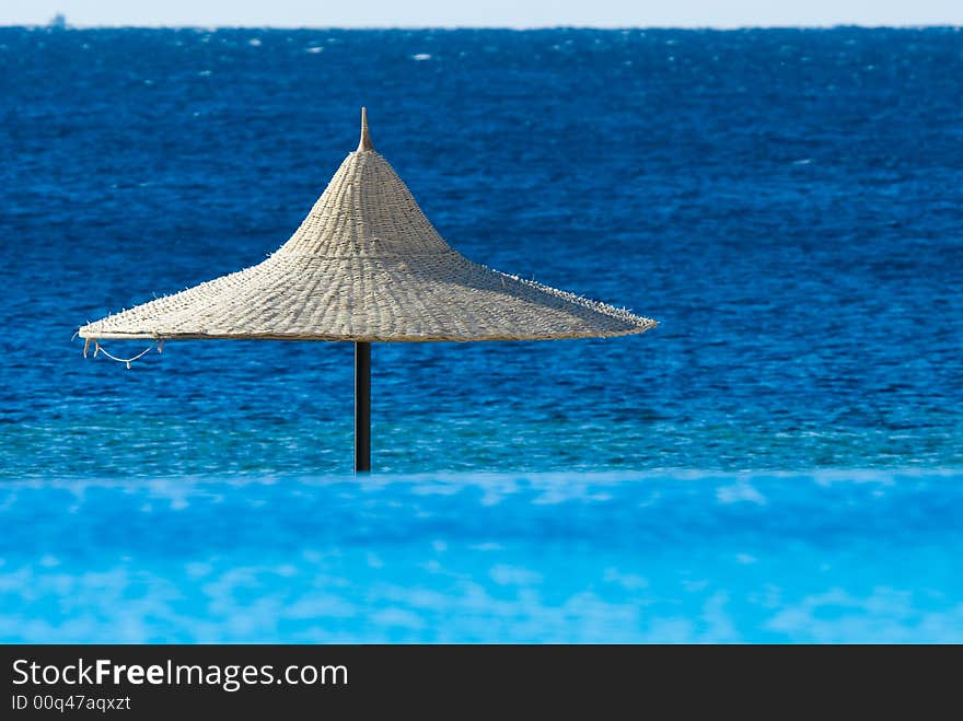 Tropical scene with turquoise water