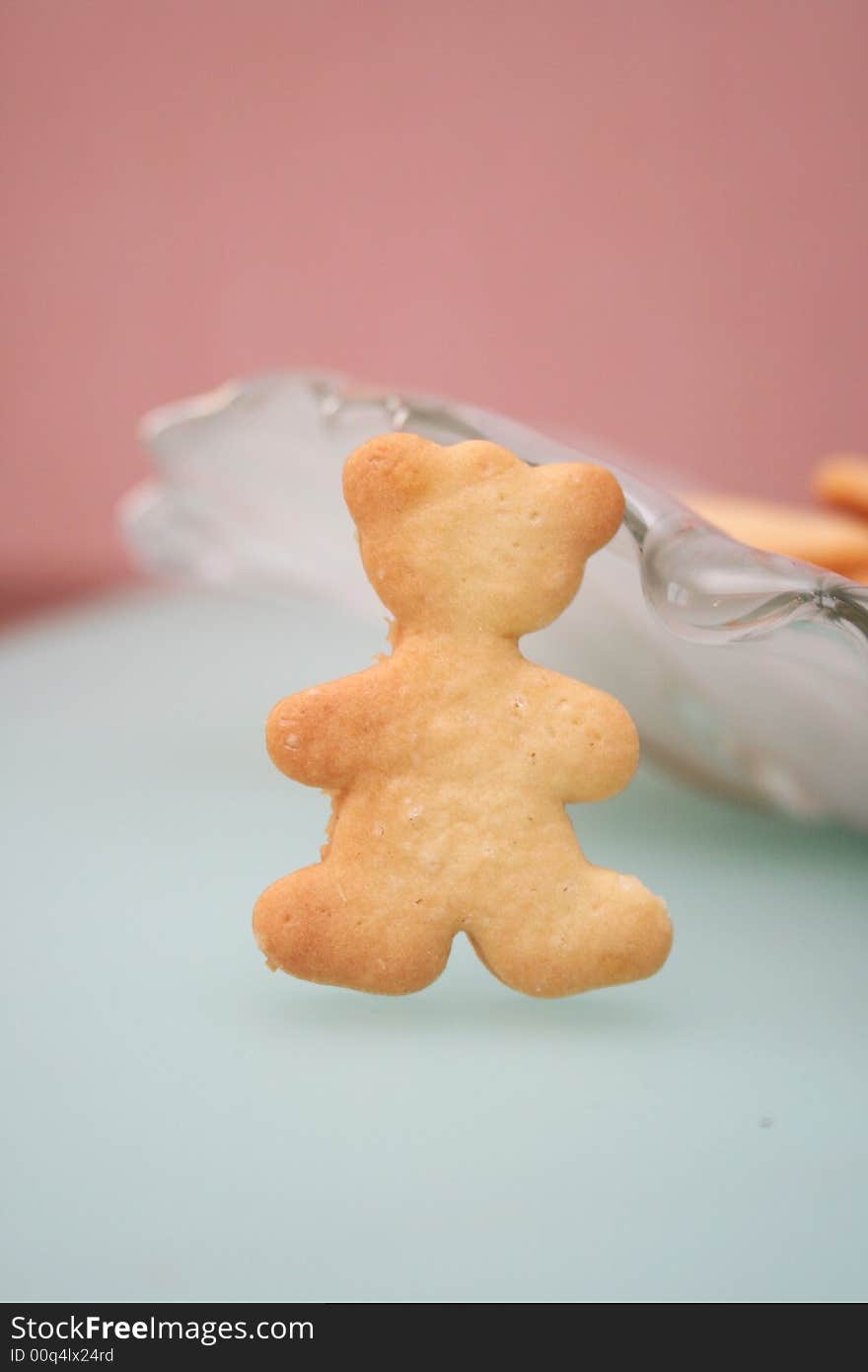 Cookies in the form of a little bear. Cookies in the form of a little bear