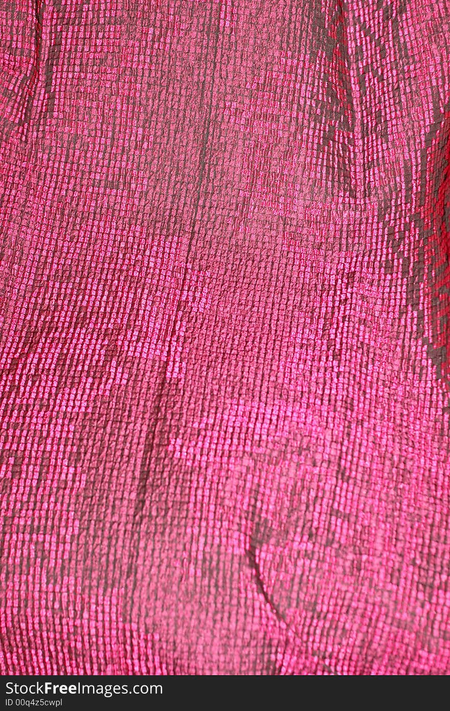 Pink textured cloth