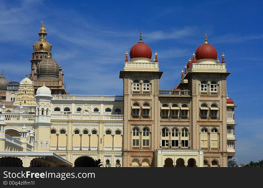 A beautifully structured architectural marvel of royal palace at mysore. A beautifully structured architectural marvel of royal palace at mysore.