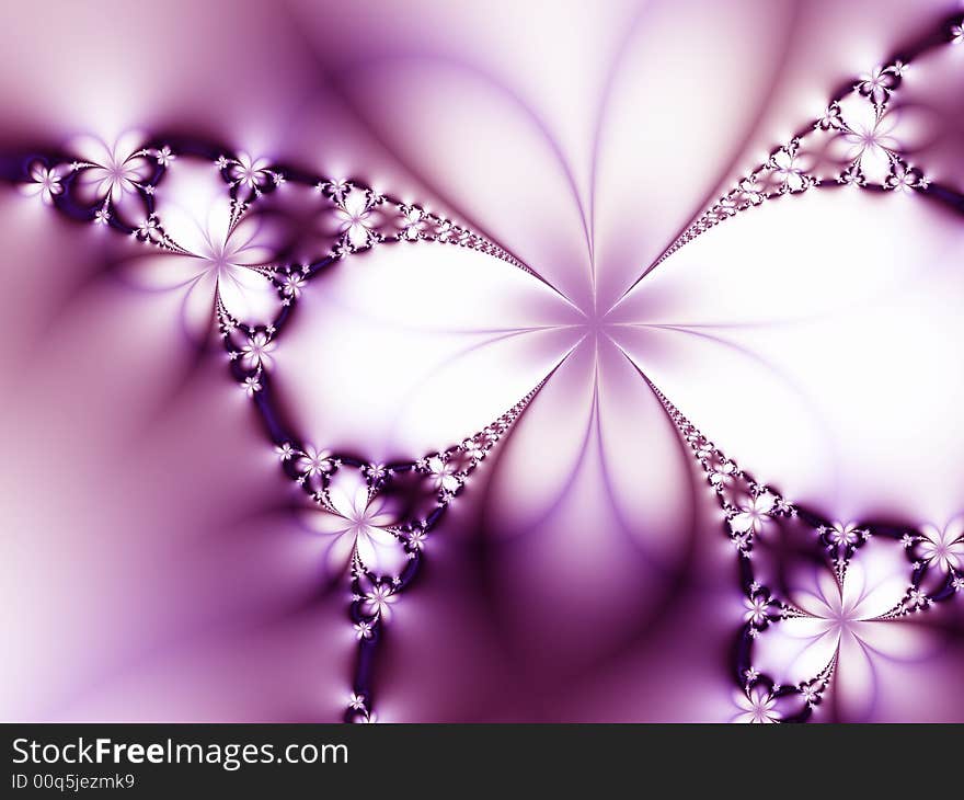 Beautiful flowers on a light background