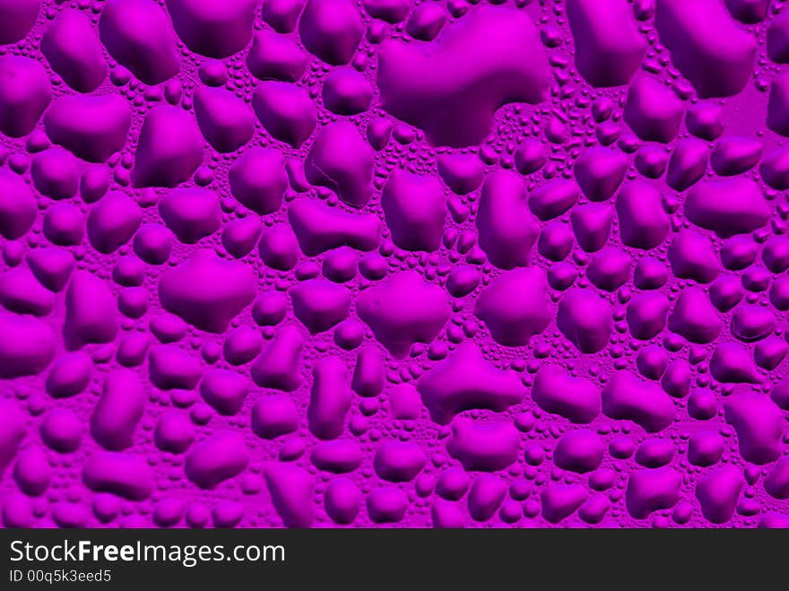 Close-up of water drops on glass (Background)