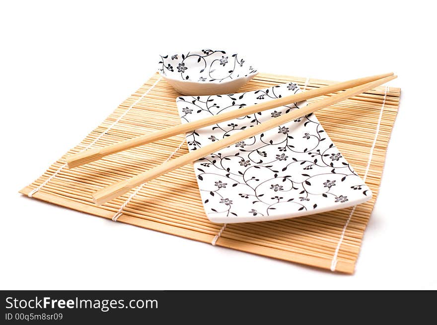 White Sushi Set