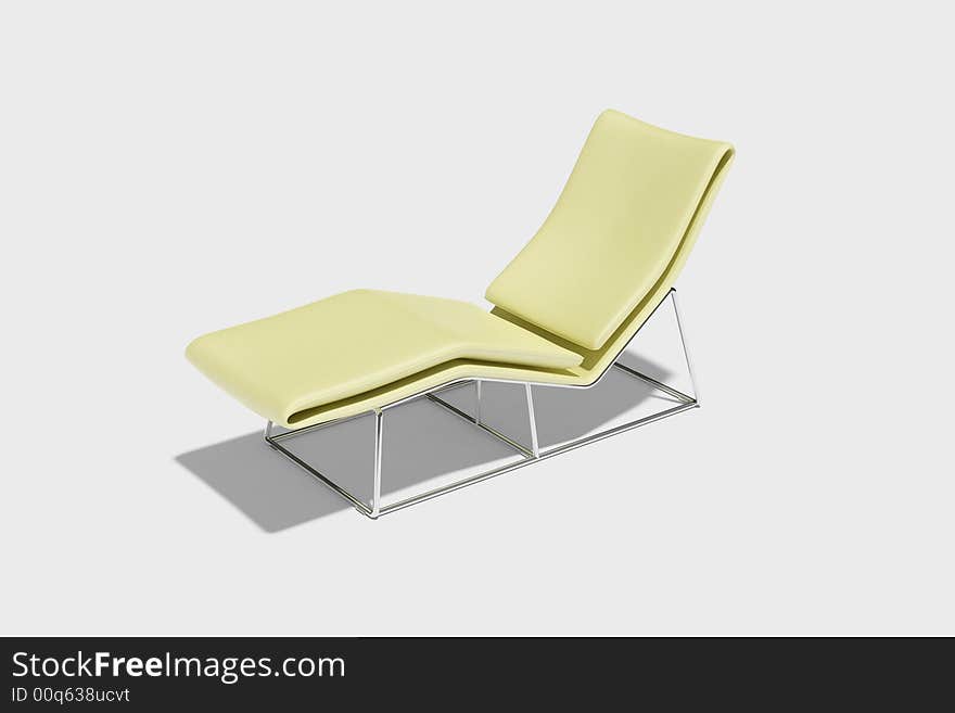 Piece of modern furniture on a white background. Piece of modern furniture on a white background