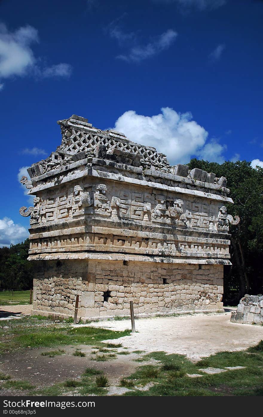 Ancient Mayan Nunnery in the Yucatan