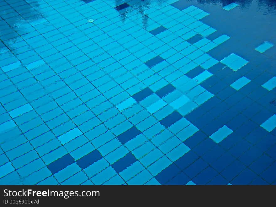 Swimming pool in the hotel