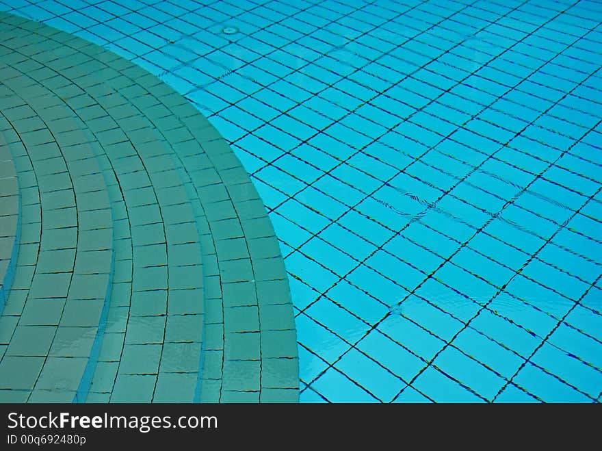 Swimming pool in the hotel