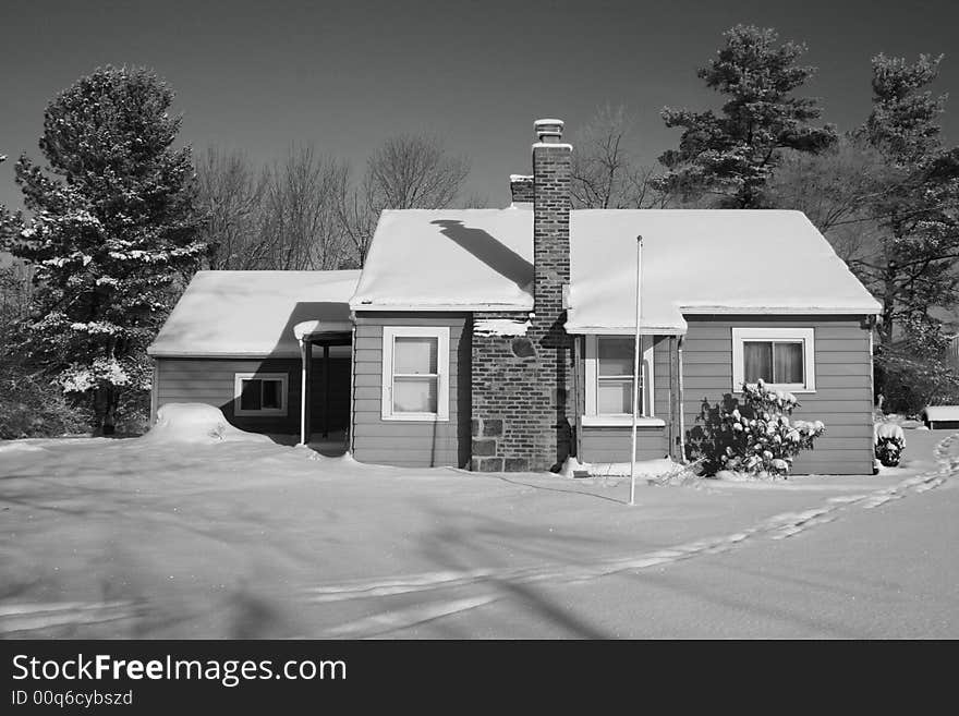 Cabin In The Snow