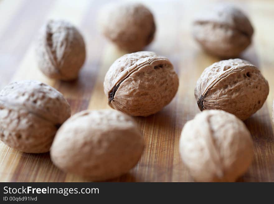 An image of a nuts on neutral background. An image of a nuts on neutral background