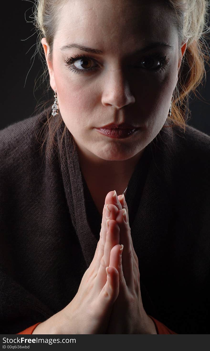 Woman praying