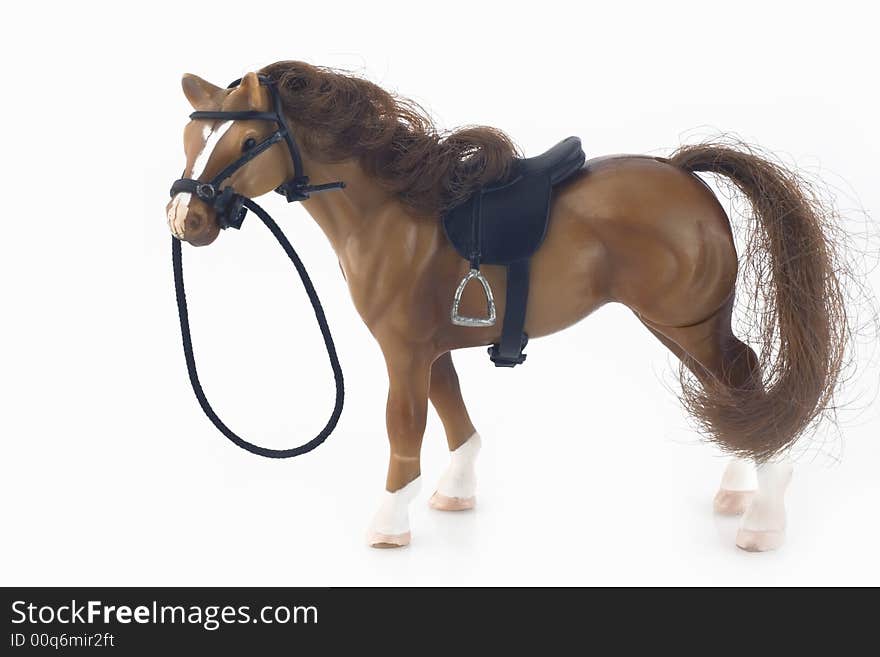 Plastic Brown Toy Horse