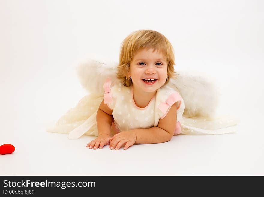 St. valentine s day angel girl